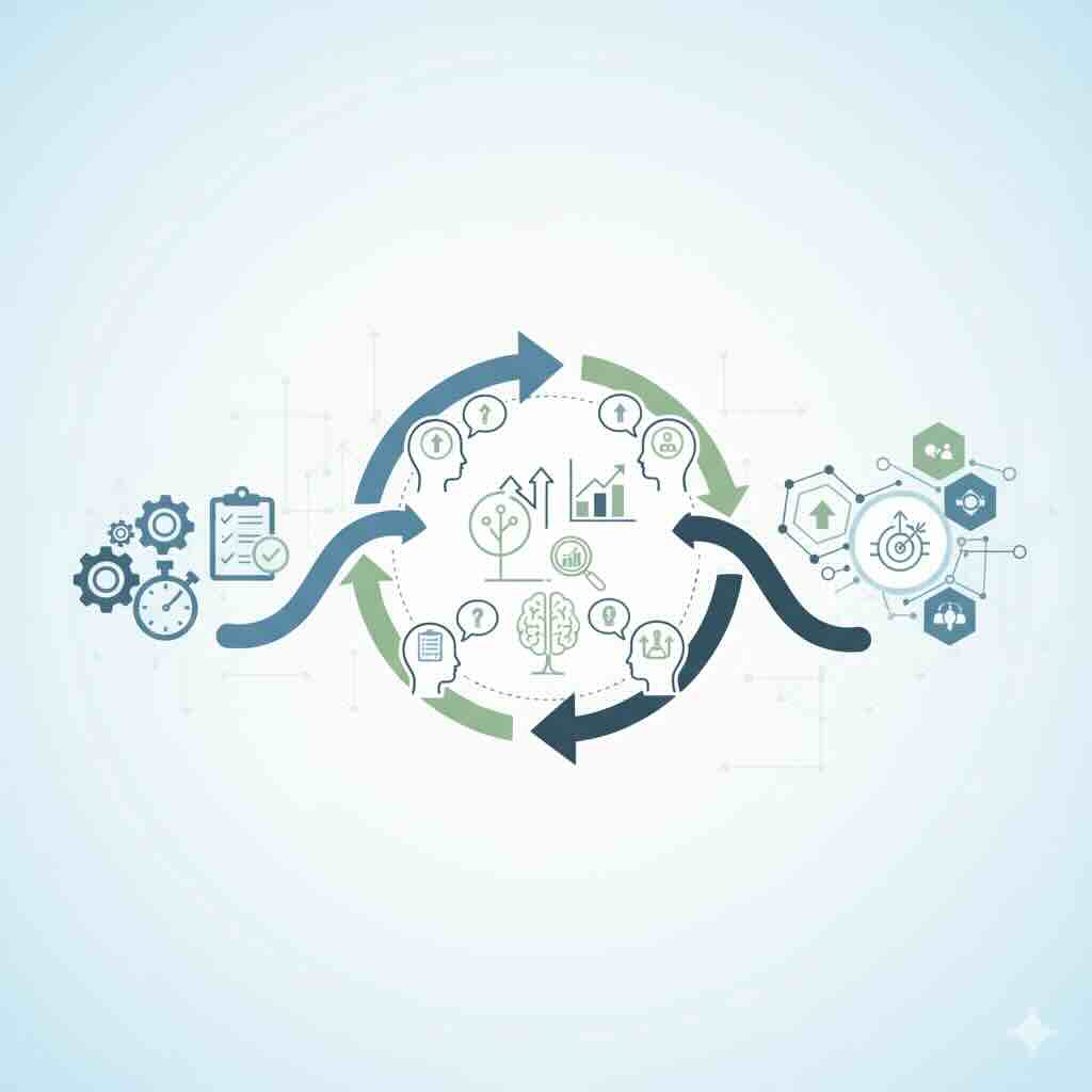 Continuous feedback and coaching cycle