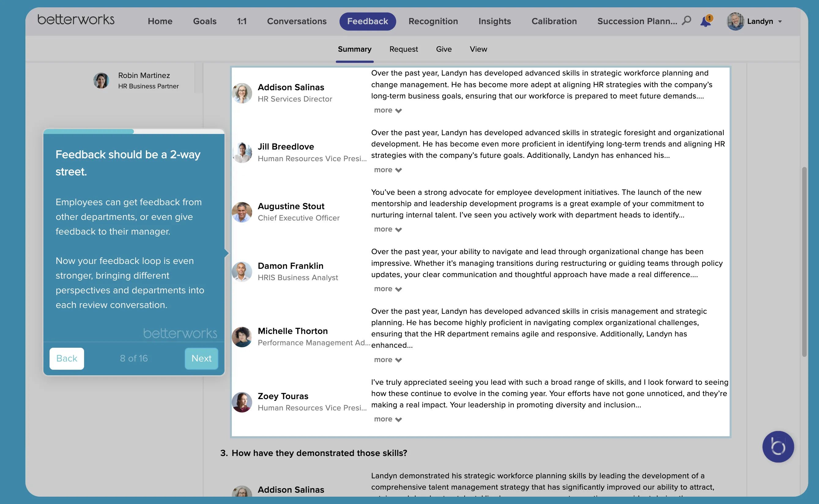 Betterworks Geri Bildirim Modülü